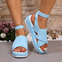 Chic Women's Platform Sandals with Stylish Strap Design