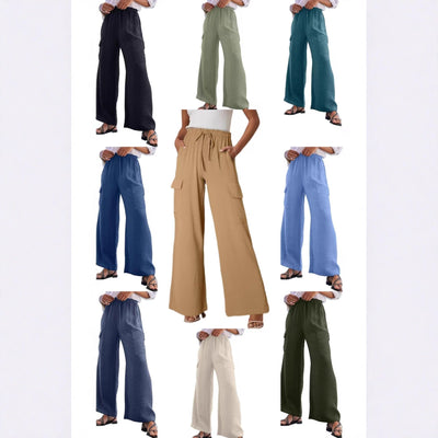 Chic Women's Cargo Pants in Soft Jersey