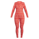 Festive Long Sleeve Christmas Jumpsuit for Women