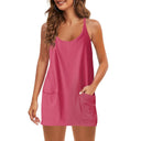 Chic Women's Nightgown with Convenient Pockets