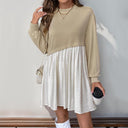 Flowing Skirt Women's Dress with Relaxed Fit