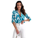 Floral Accent Women's Blouse for Effortless Style
