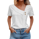 Chic Women's Button Up with Eye Print