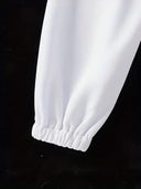 Women's Chic Elastic Waist Leisure Pants with Pockets
