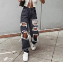 Trendy Distressed Women's Jeans