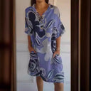 Chic Women's Beach Dress with Trendy Design and Side Pockets
