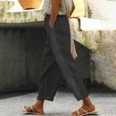Classic Cotton Straight-Leg Trousers