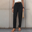Stylish Harem Pants with Drawstring and Pockets for Women