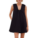 Summer Ruffled Neckline Women's Dress