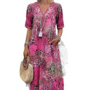 Chic Midi Dress with Pocketed Style