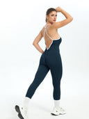 Racerback Women's Bodysuit with Sleek Seamless Design