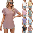 Women's Lace Pattern Airy Blouse Shirt
