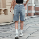 Chic Denim Shorts for Women with Stylish Cut
