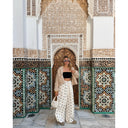 Trendy Printed Flared Pants for Women