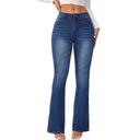 Women's Vintage High-Waist Flared Jeans