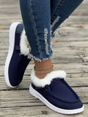 Cozy Fluffy Slip-On Slippers for Women