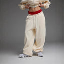 Women's Trendy Baggy Pants with Drawstring Waist