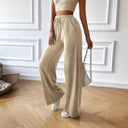 Chic Palazzo Pants with Drawstring Waist