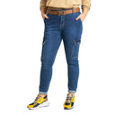 Chic Women's Cargo Jeans with Stylish Pockets