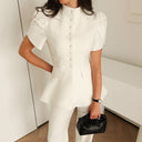 Chic Voluminous Sleeve Women's Blazer