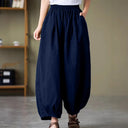 Chic Women's Harem Pants with Elastic Waist
