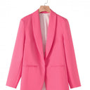 Chic Blazer with Unique Cut and Pockets