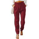Chic Women's Elastic Waist Pants