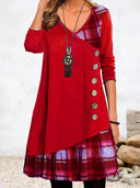 Layered V-Neck Dress for Every Occasion