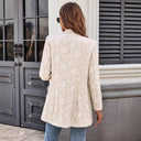 Floral Embroidered Women's Blazer Jacket