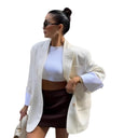 Chic Oversized Blazer Jacket with Pockets