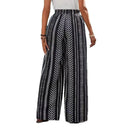 Chic Women's Palazzo Pants with Trendy Design and Stretch Waistband