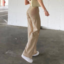 Women's High Waist Flared Trousers in Chic Style