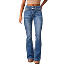 Stylish Women's Flared Denim Jeans