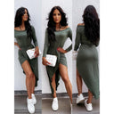 Asymmetrical Midi Dress for Women