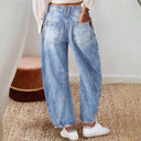 High-Waisted Baggy Jeans for Women