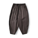Women's Relaxed Linen Trousers with Elastic Waist