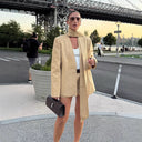 Chic Women's Bow-Detail Suit Jacket