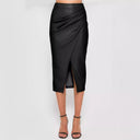 Vegan High-Waisted Wrap Skirt for Women
