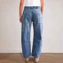 Stylish Women's Denim Pants with Spacious Pockets