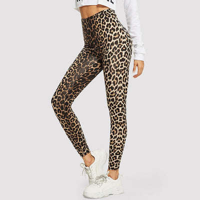 Fashion-Forward Leopard Print Leggings for Women