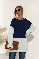 Chic Women's Ruffle Long Sleeve Blouse