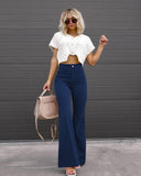 High-Waist Flared Jeans for Women