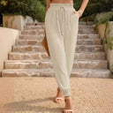 Women's Relaxed Fit Pants with Deep Pockets