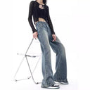 High-Waisted Flared Jeans for Women