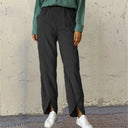 Chic Women's Sporty Cut Leisure Trousers