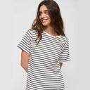 Organic Cotton Striped T-Shirt for Women