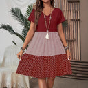 Chic Women's Stripe and Dot Dress
