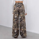 Chic Camouflage Palazzo Pants for Women