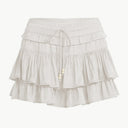 Chic Women's Ruffle Skirt in Soft Fabric
