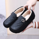 Chic Women's House Slippers with Buckle Design